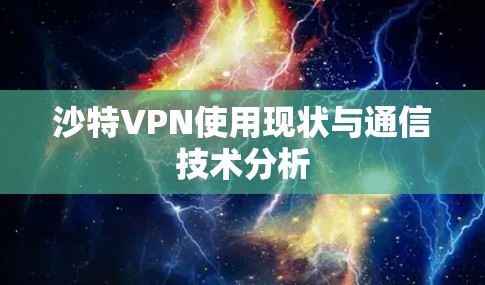 沙特VPN使用现状与通信技术分析